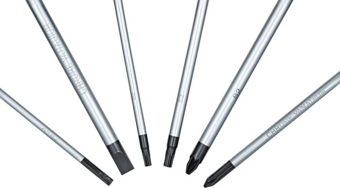 Викрутка Bosch Professional набір 6шт, SL 3.5, 6.5мм, Т15х75мм, Т20х100мм, PH1x100мм, PZ2x125мм