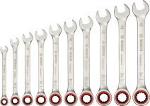 Ключі комбіновані Bosch Professional, 6-19мм, набір 10шт