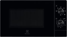 Мікрохвильова піч Electrolux, 20л, мех. керування, 800Вт, гриль, чорний