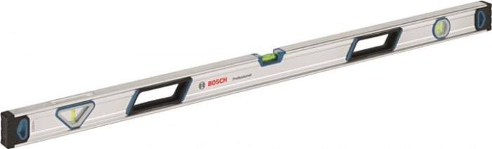 Рівень Bosch Professional 120см, 3 капсули, алюмінієвий корпус, отвори для руки
