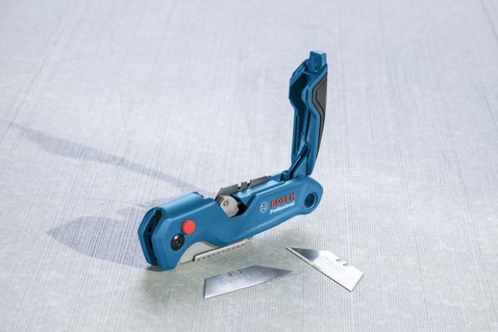 Ніж будівельний трапецієподібний складаний Bosch Professional корпус пластик, 215мм
