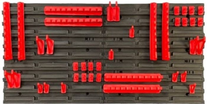 Панель підвісна з набором гачків Kistenberg KS_kit5, 2 панелі 38.6х1.8х39см, 20 гачків, пластик