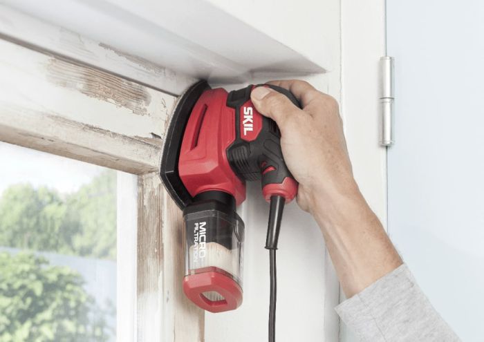 Шлифмашина вибрационная SKIL 7260 AA 100Вт платформа 151х102 24000кол·мин 0.8кг