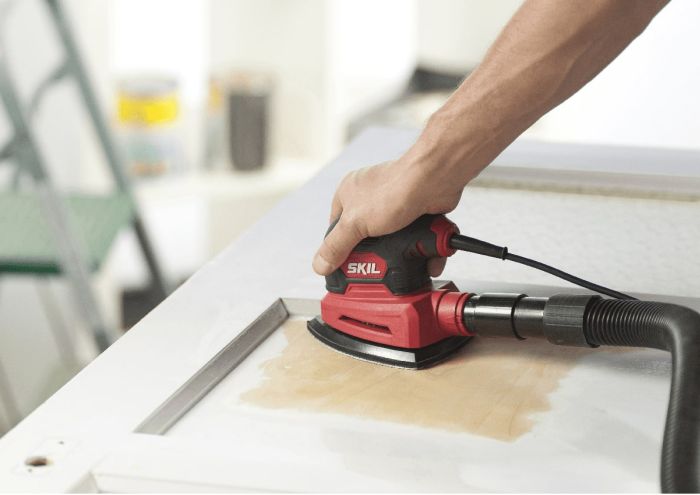 Шлифмашина вибрационная SKIL 7260 AA 100Вт платформа 151х102 24000кол·мин 0.8кг