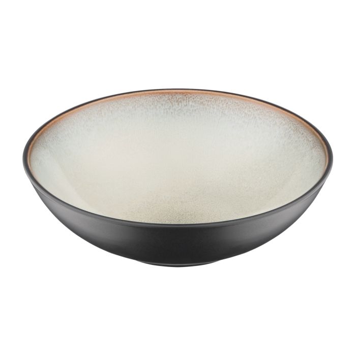 Тарілка супова Ardesto Bolzano, 630мл, 18см, кераміка, чорно-зелений
