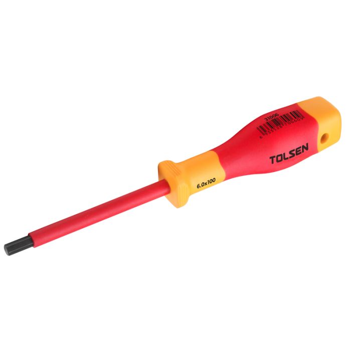 Викрутка Tolsen Premium шестигранна, діелектрична, H6х100мм