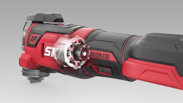 Багатофункціональний інструмент акумуляторний реноватор SKIL 3650 CB XP 20В 1х2.5А·год 11000-17000об/хв кут коливань 1.8° 1.1кг