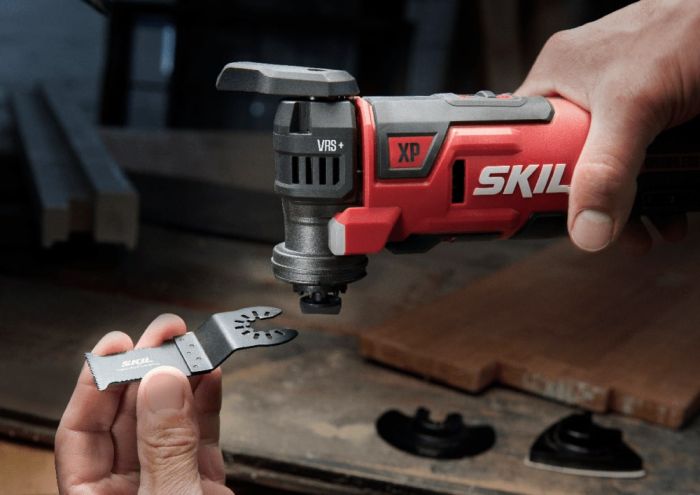 Багатофункціональний інструмент акумуляторний реноватор SKIL 3650 CB XP 20В 1х2.5А·год 11000-17000об/хв кут коливань 1.8° 1.1кг