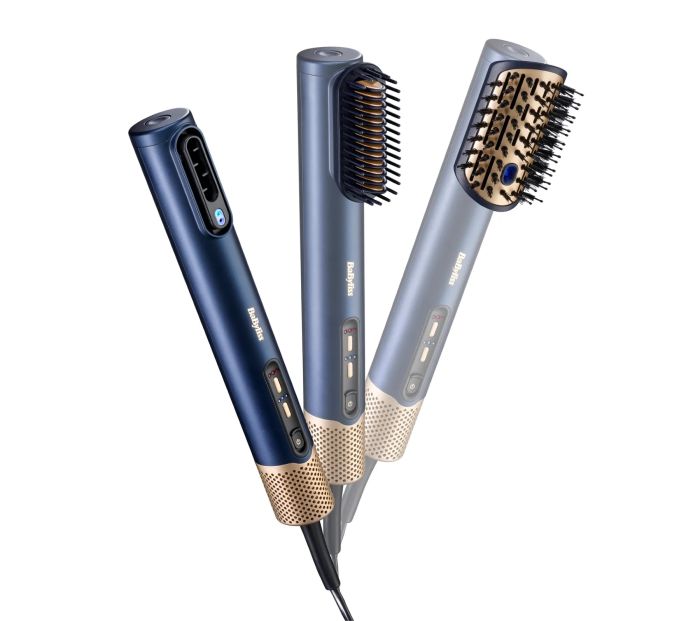 Стайлер  Babyliss Air Wand, 1600Вт, темп.режимов-3, ионизация двойная, 2 насадки, синий