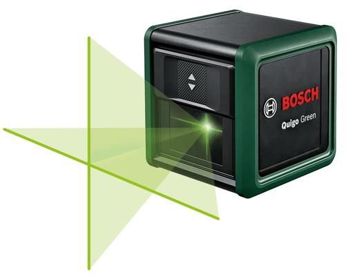 Нивелир лазерный Bosch Quigo Green, точность ± 0.8 мм/м, 12м, зелёный 0.27 кг