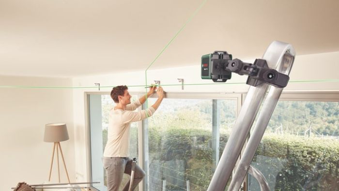Нивелир лазерный Bosch Quigo Green, точность ± 0.8 мм/м, 12м, зелёный 0.27 кг