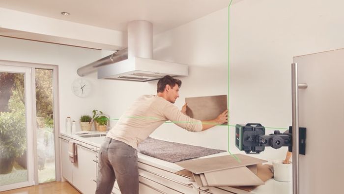 Нивелир лазерный Bosch Quigo Green, точность ± 0.8 мм/м, 12м, зелёный 0.27 кг