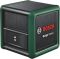 Нивелир лазерный Bosch Quigo Green, точность ± 0.8 мм/м, 12м, зелёный 0.27 кг