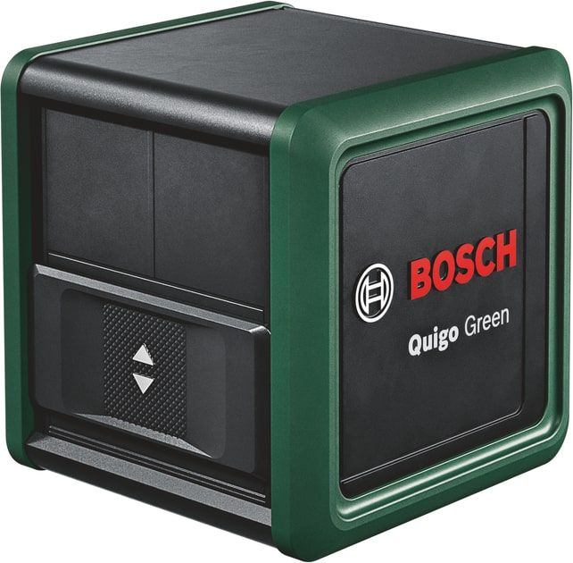 Нивелир лазерный Bosch Quigo Green, точность ± 0.8 мм/м, 12м, зелёный 0.27 кг