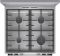 Плита Gorenje комбінована, 71л, 60x60см, дисплей, чавун,з кришкою, програматор IconLed,нерж