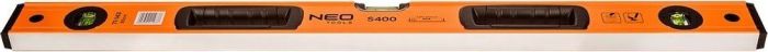 Рівень Neo Tools S 400 алюмінієвий, 80см, 3 капсули, 2 отвори для рук