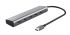 Хаб Trust Halyx USB-C  > 5xUSB-C , Алюміній, 0.1м, серый