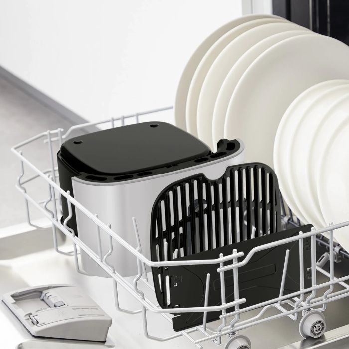 Мультипіч Tefal EasyFry&Grill, 1550Вт, чаша-4.2л, механическое управл,  до 200°C, пластик, черный-светло-серый