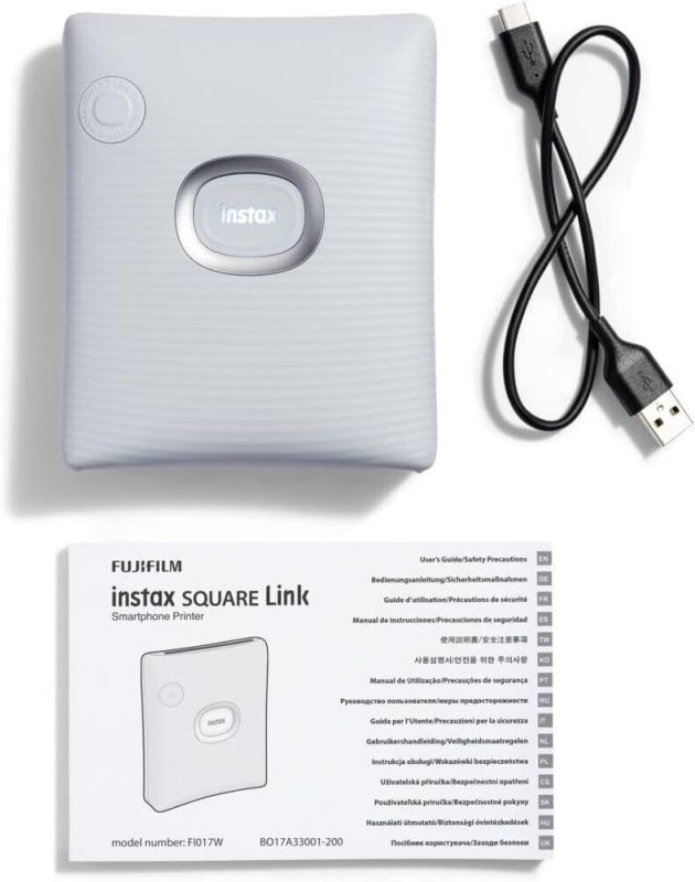 Фотопринтер Fujifilm INSTAX SQ Link White