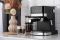 Кофеварка Ardesto рожковая Steel Collection 1.5л, молотый, ручной капучинатор, сенсорное управление, черно-серебристый