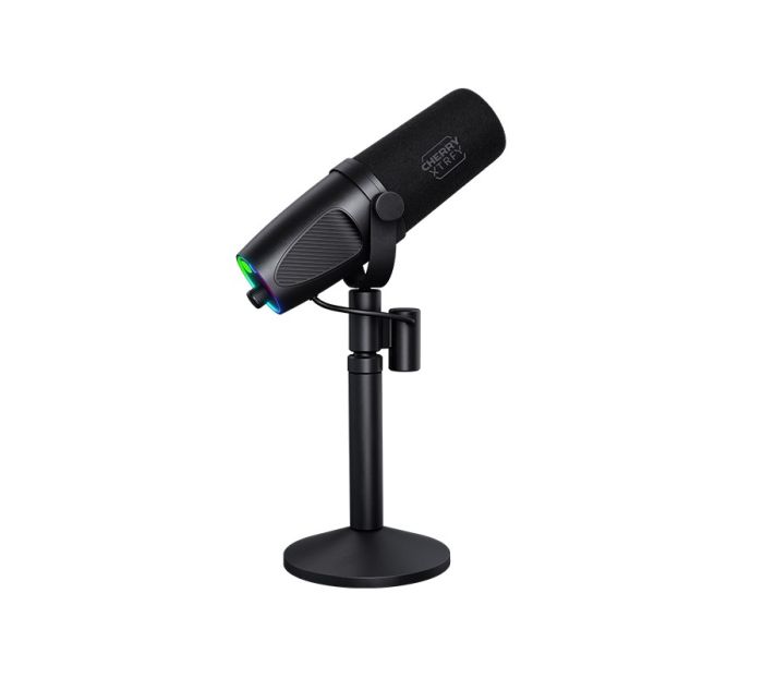 Микрофон гейминговый CHERRY XTRFY NGALE X, Cardioid, USB-A, 2м, RGB, черный