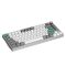 Клавіатура механічна Lemokey  P1 Pro 84Key, Keychron Super Banana, WL/BT/USB-A, QMK/VIA, Hot-Swap, EN/UKR, RGB,  Knob, Space Silver