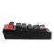 Клавиатура механическая Lemokey  X4 84Key, Keychron Brown, USB-A, QMK/VIA, EN/UKR, Red led, чорний