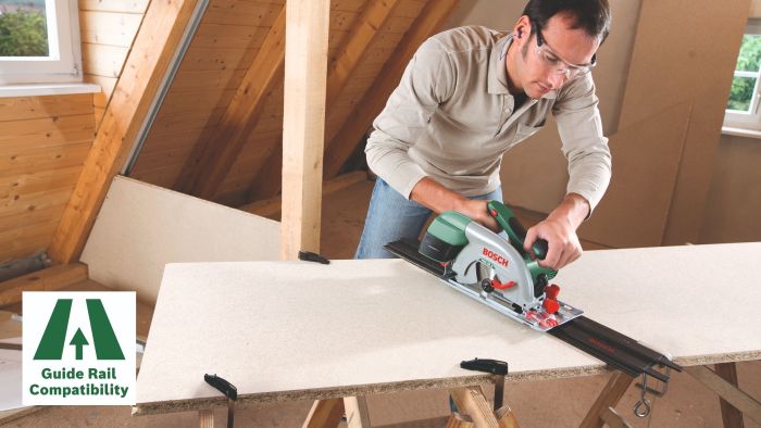 Пила дисковая Bosch KS 55 A 1200Вт 160мм 3.9кг