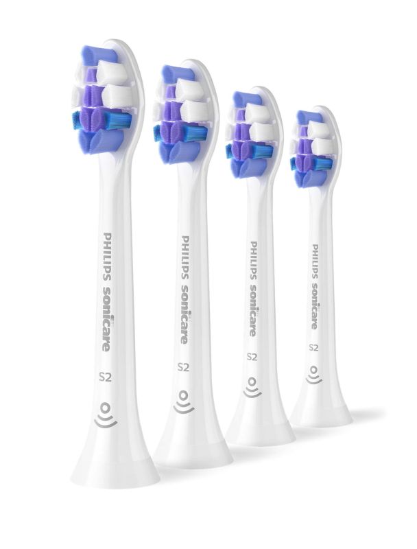 Насадки для звукової зубної щітки  Sonicare  Sensitive Philips HX6054/87