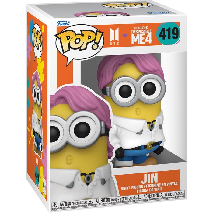 Фигурка Funko POP Rocks: Minions X BTS - Jin