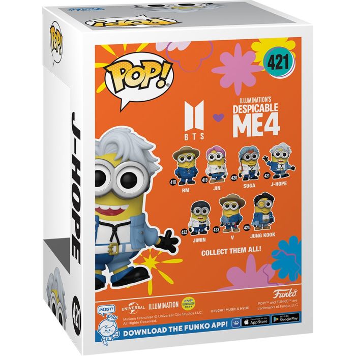 Фігурка Funko POP Rocks: Minions X BTS - J-Hope