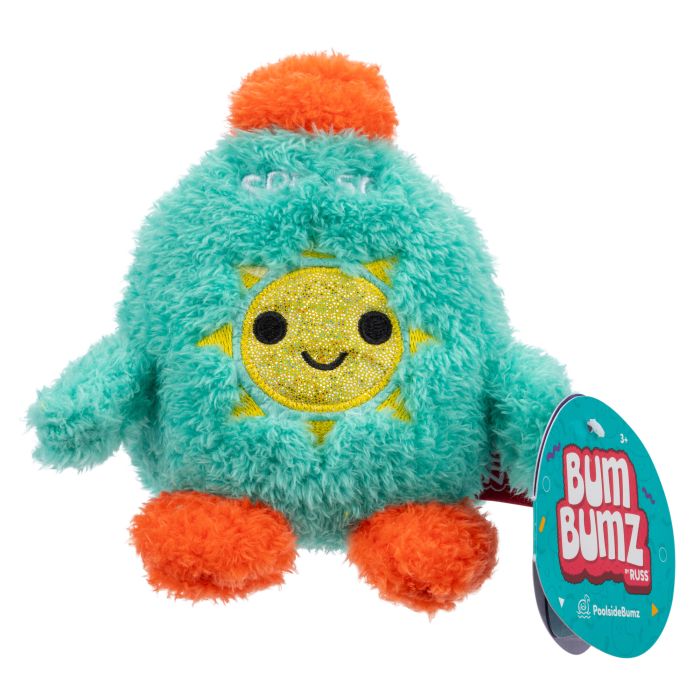 Мягкая игрушка BumBumz PoolsideBumz Солнцезащитный крем Сол, 11см