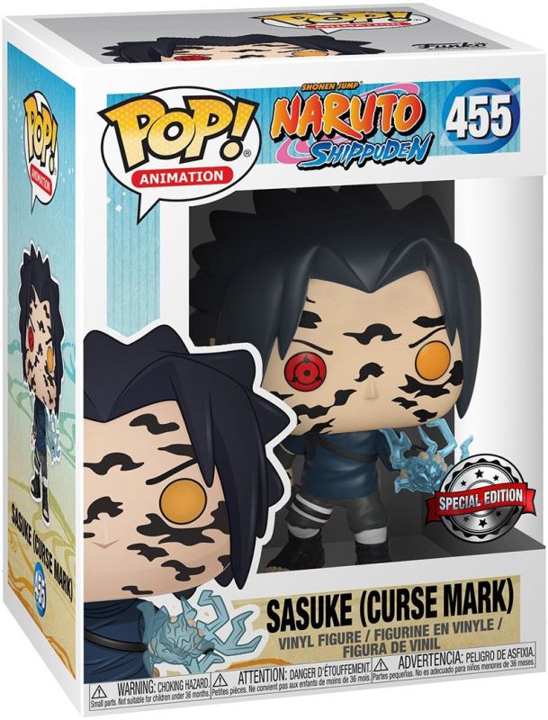 Фигурка Funko POP Animation: Naruto - Sasuke w/ scars (exc)