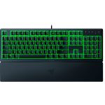Клавиатура мембранная Razer Ornata V3 X 104key, USB-A, EN/UK, RGB, чёрный