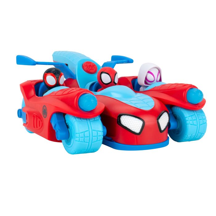Игровой набор 3 в 1 Spidey Deluxe Feature Vehicle Сплит команда Спайди (Spidey Team Split Racer)