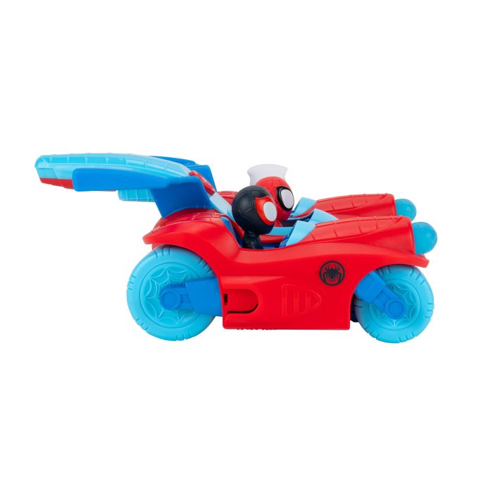 Игровой набор 3 в 1 Spidey Deluxe Feature Vehicle Сплит команда Спайди (Spidey Team Split Racer)