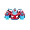 Игровой набор 3 в 1 Spidey Deluxe Feature Vehicle Сплит команда Спайди (Spidey Team Split Racer)