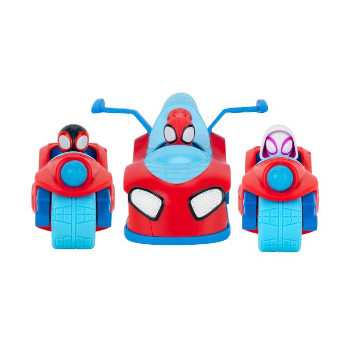 Игровой набор 3 в 1 Spidey Deluxe Feature Vehicle Сплит команда Спайди (Spidey Team Split Racer)