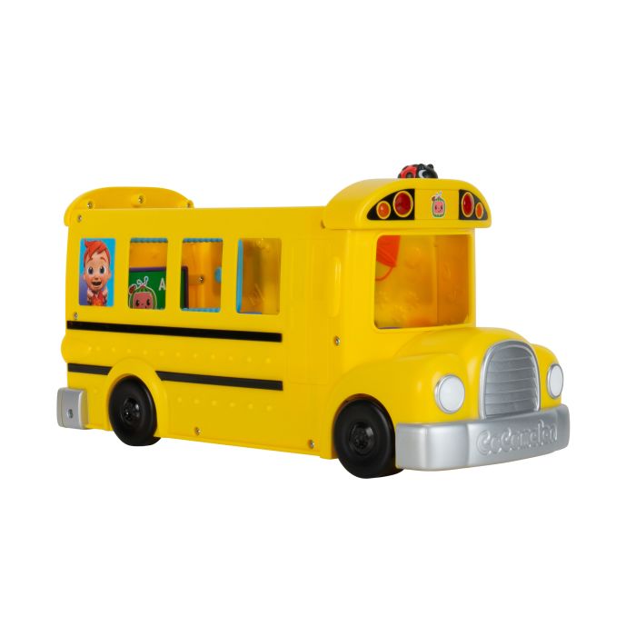 Игровой набор CoComelon Vehicle Школьный автобус трансформер, свет, звук