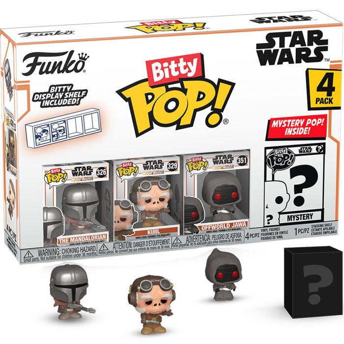 Фигурка Funko POP (Bitty): Mandalorian  - Mandalorian 4pk