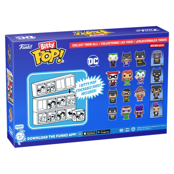 Фигурка Funko POP (Bitty): DC- Batman 4pk