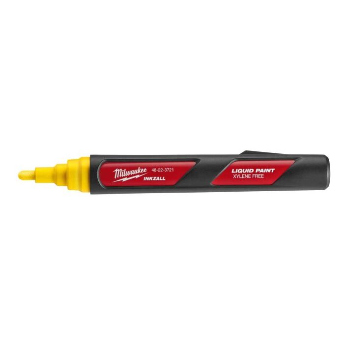 Маркер Milwaukee InkZAll LP, водостійкий, уф-стійкі, жовтий