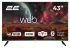 Телевизор 43" 2E LED 4K 60Hz Smart WebOS Black
