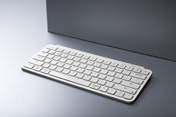 Клавіатура мембрана Keychron B1 Pro, USB/WL/BT, ivory white