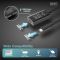 Подовжувач DIGITUS USB 3.2 Gen1 Active Cable 5G, C/M-C/F, 10м, чорний