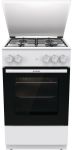 Плита Gorenje  газовая, 70л, 50x60см, эмалированные, с крышкой, белый