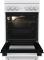 Плита Gorenje комбінована, 68л, 50x60см, емальовані реш, з кришкою, білий