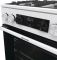 Плита Gorenje комби, 70л, 50x60см, дисплей,  чугун, белый