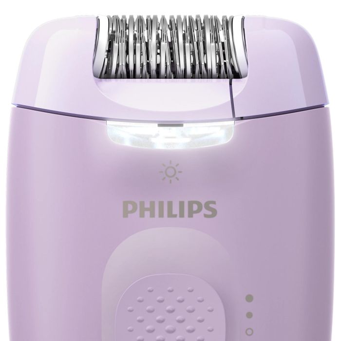 Эпилятор  Philips Series 2000 дисковый, от сети, сух., с подсветкой, насадок-3, фиолетовый