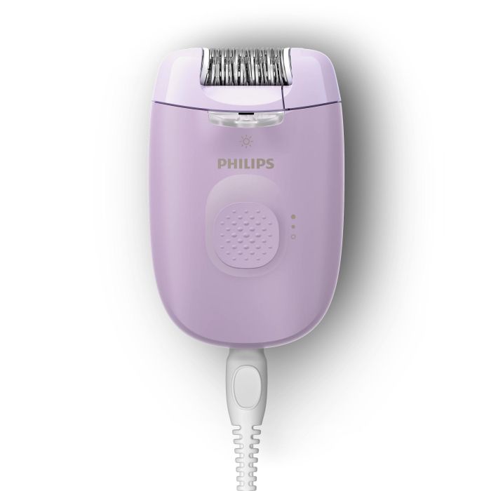 Эпилятор  Philips Series 2000 дисковый, от сети, сух., с подсветкой, насадок-3, фиолетовый